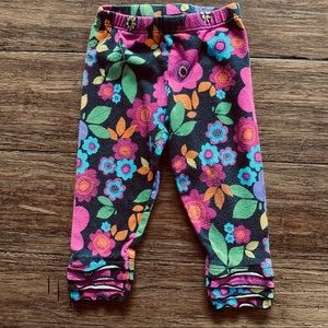 Girls Size 12 Months Koala Kids Flowered Pants